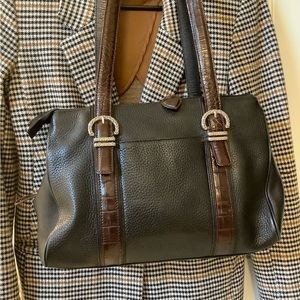 Brighton Leather 3-Compartments Shoulder Bag